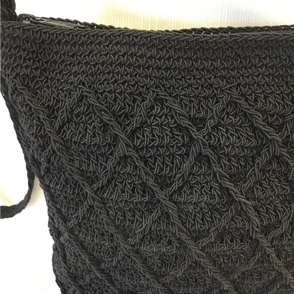 Kathie Lee Light Weight Black Shoulder Bag - Picture 4 of 10